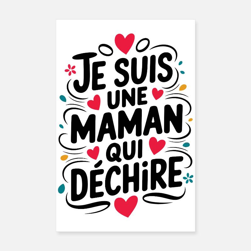 Ich bin eine Killer-Mutter Poster 20x30 cm