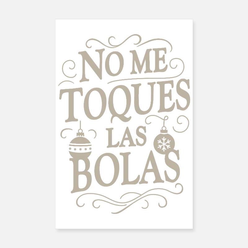 Ne touche pas mes couilles Poster 20 x 30 cm