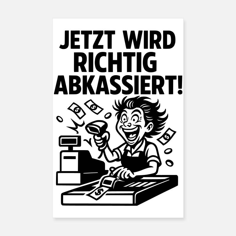 caisse caisse supermarché Poster 20 x 30 cm