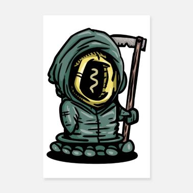 Ash-Eye con Ascia Fantasma Poster 20x30 cm