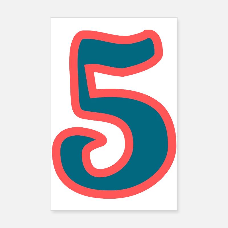 5. JUBILÄUM. 5 JAHRE. 5. JUBILÄUM Poster 20x30 cm