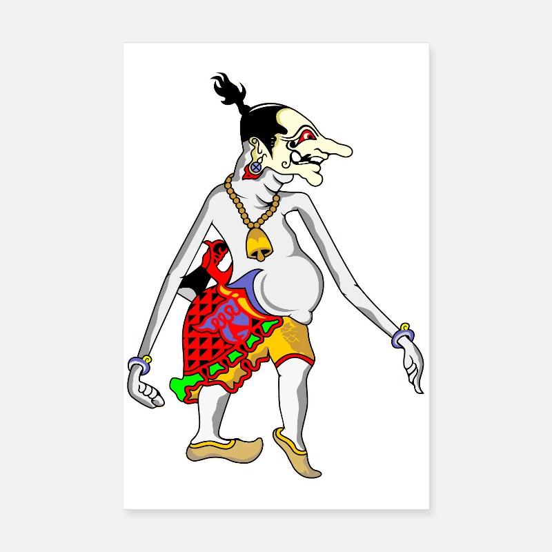 Grotesque Gobelin Dancer Tee Poster 20 x 30 cm