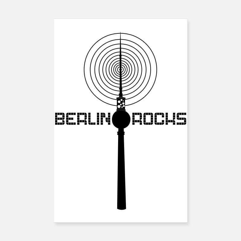 Berlin Rocks Poster 20x30 cm