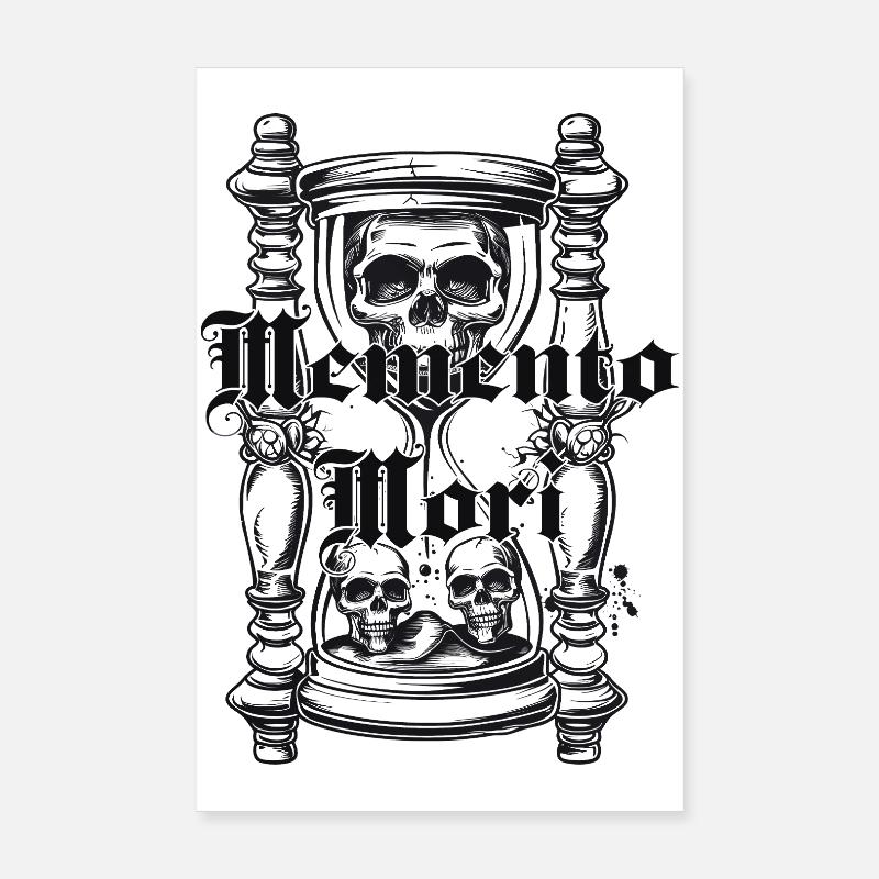 Memento Mori – Don't forget to live Poster 8" x 12" (20x30 cm)
