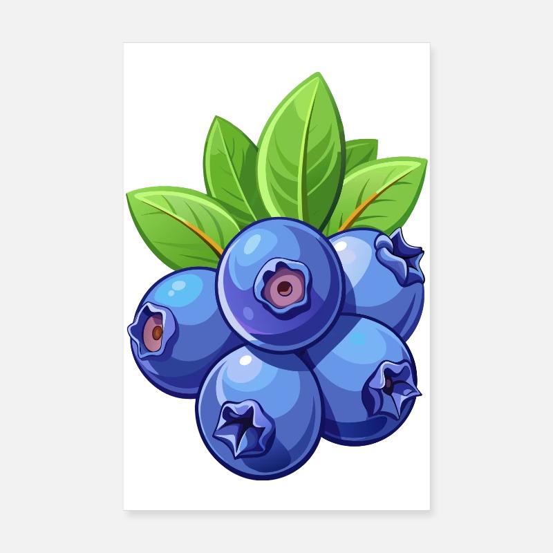Myrtilles Poster 20 x 30 cm