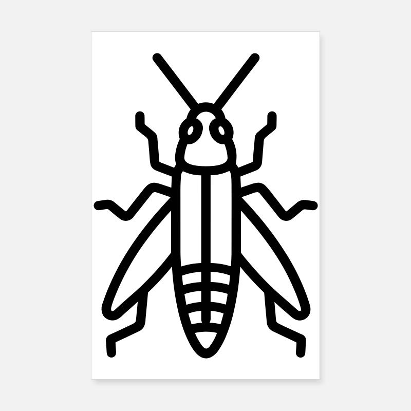 sauterelle Poster 20 x 30 cm