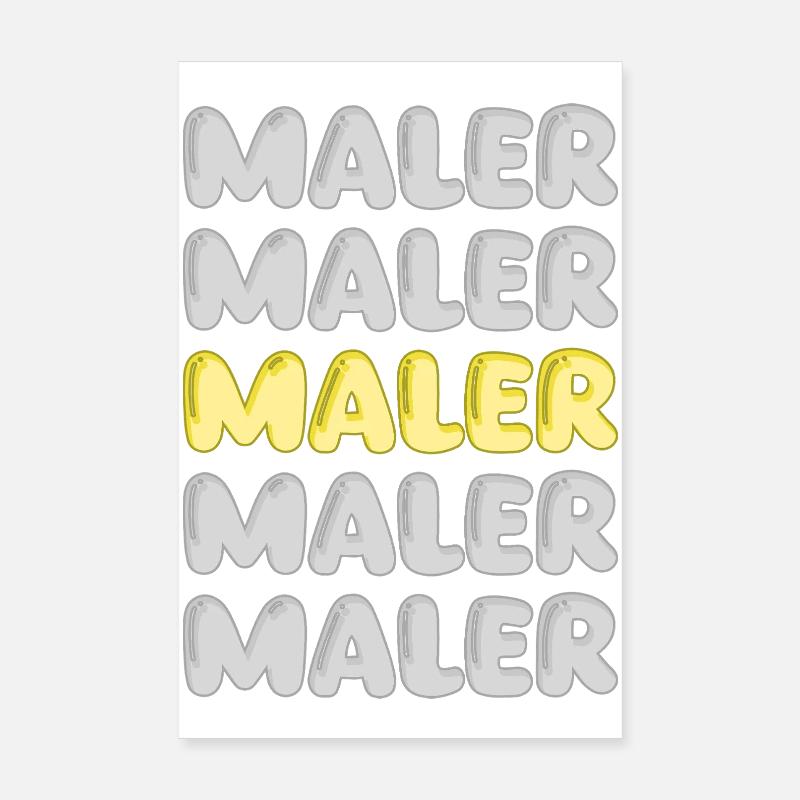 Beruf Maler Poster 20x30 cm