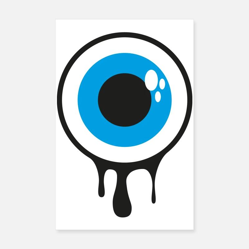 Œil Gouttant Poster 20 x 30 cm