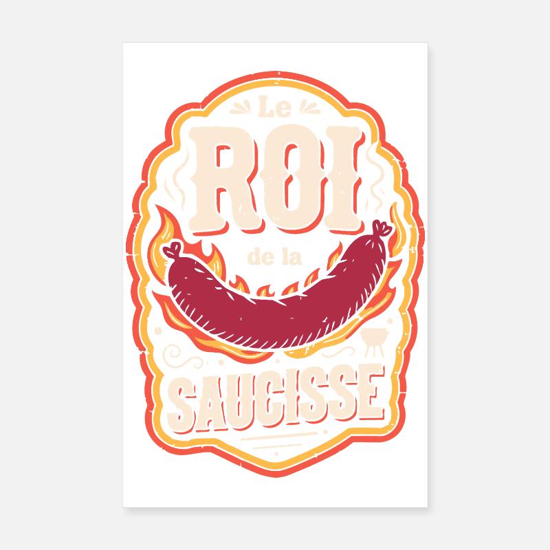 Le Roi de la Saucisse Poster 20 x 30 cm