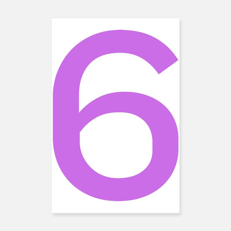 6 Poster 20 x 30 cm