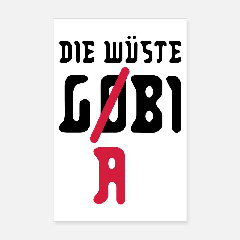le désert g (o) (a) bilatérale Poster 20 x 30 cm
