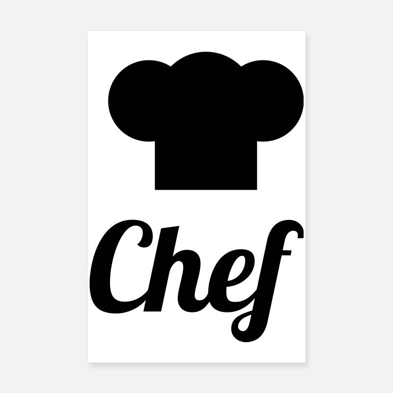 Koch - Küche - Chefkoch Poster 20x30 cm