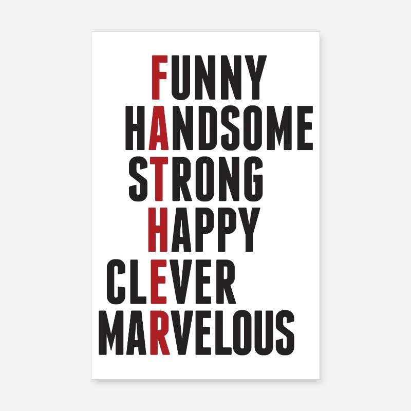 Bester Vater den es gib Poster 20x30 cm