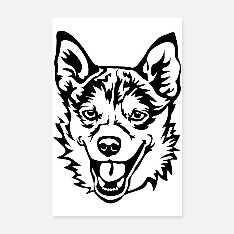 Norwegischer Lundehund Poster 20x30 cm