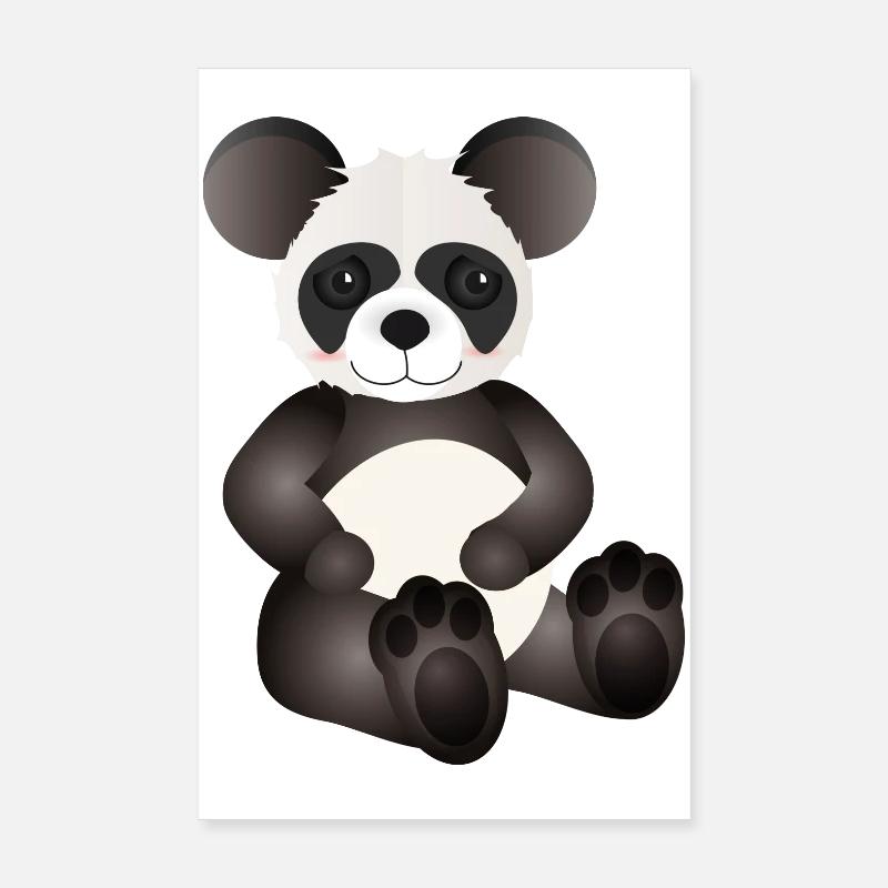Petit panda sucré comme animal de compagnie Poster 20 x 30 cm