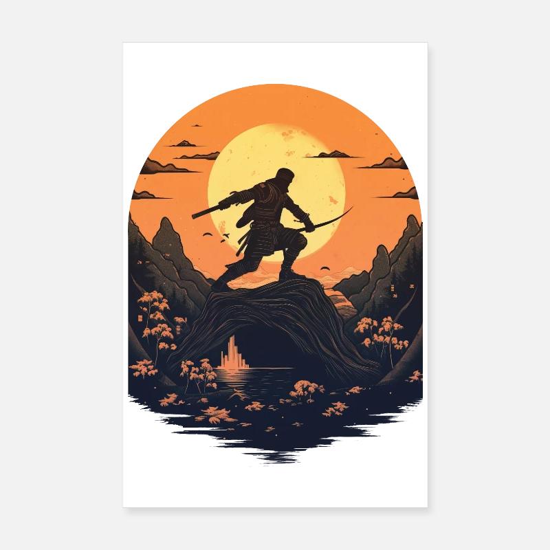 Moonlight Assassin Poster 8" x 12" (20x30 cm)