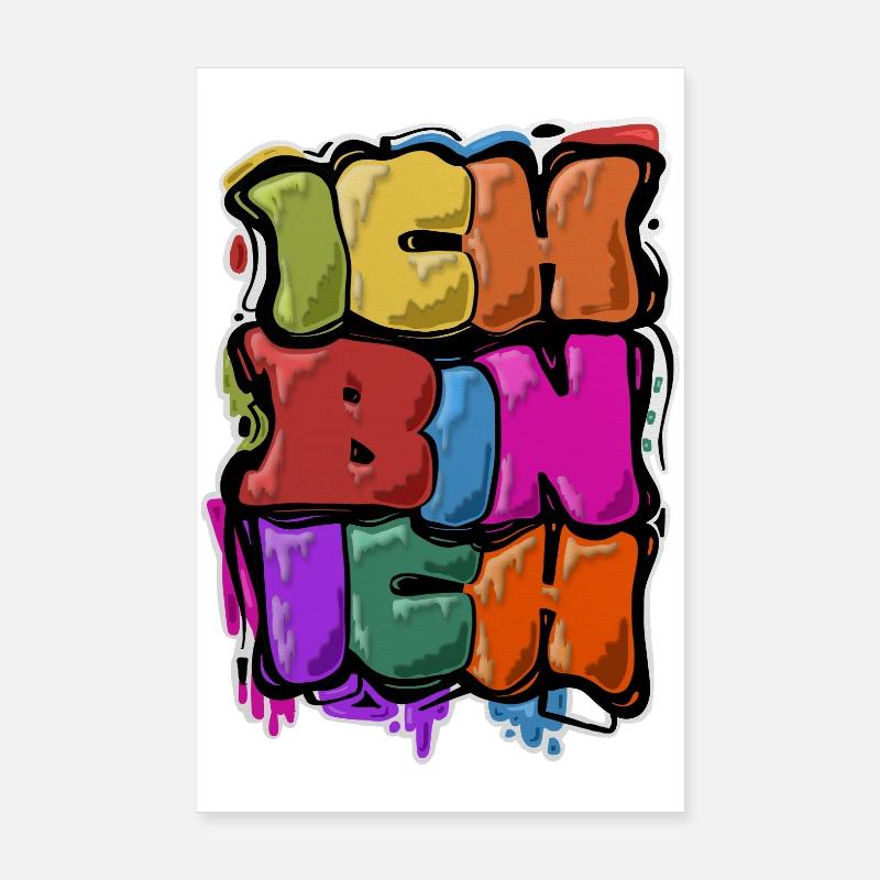ICH bin ICH Poster 20x30 cm