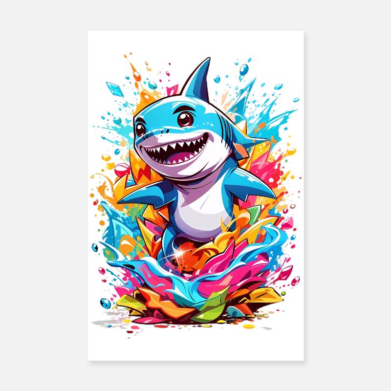 Requin Poster 20 x 30 cm