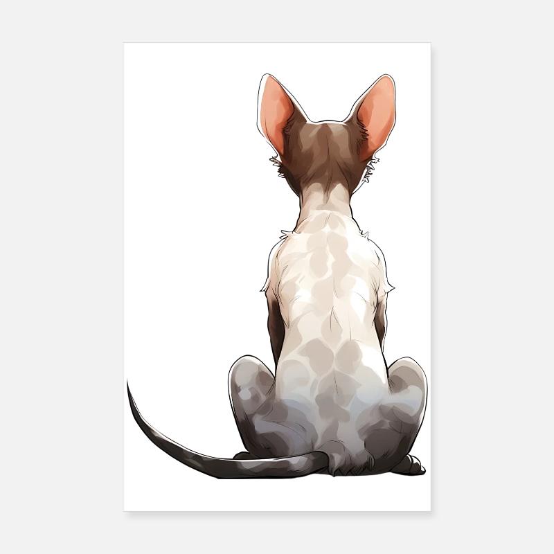 Cornish Rex Poster 8" x 12" (20x30 cm)