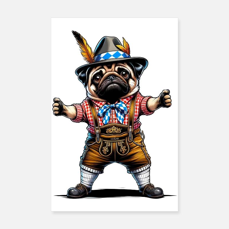 Carlin Bayern Poster 20 x 30 cm