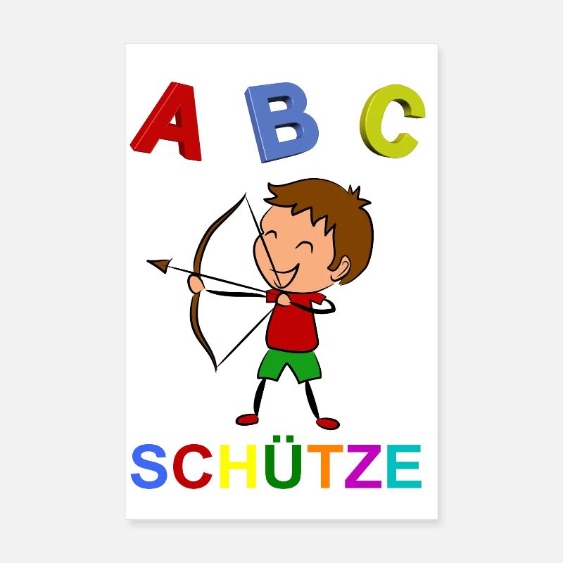 Kind Einschulung Poster 20x30 cm