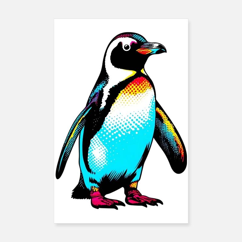 Pinguin Poster 20x30 cm