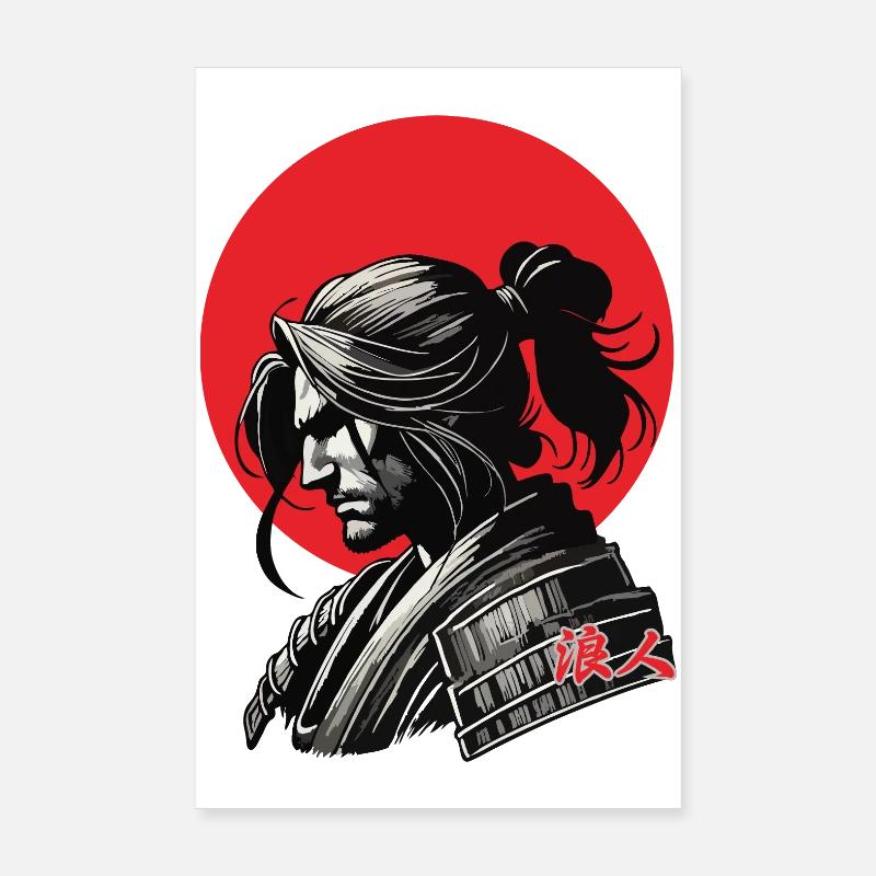 Ronin Warrior Poster 8" x 12" (20x30 cm)