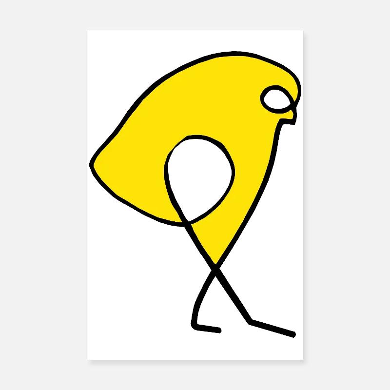 Moineau Poster 20 x 30 cm