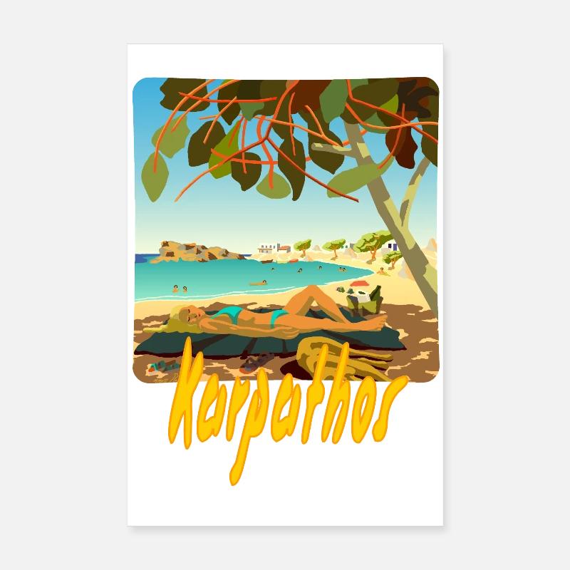 Karpathos Poster 20x30 cm