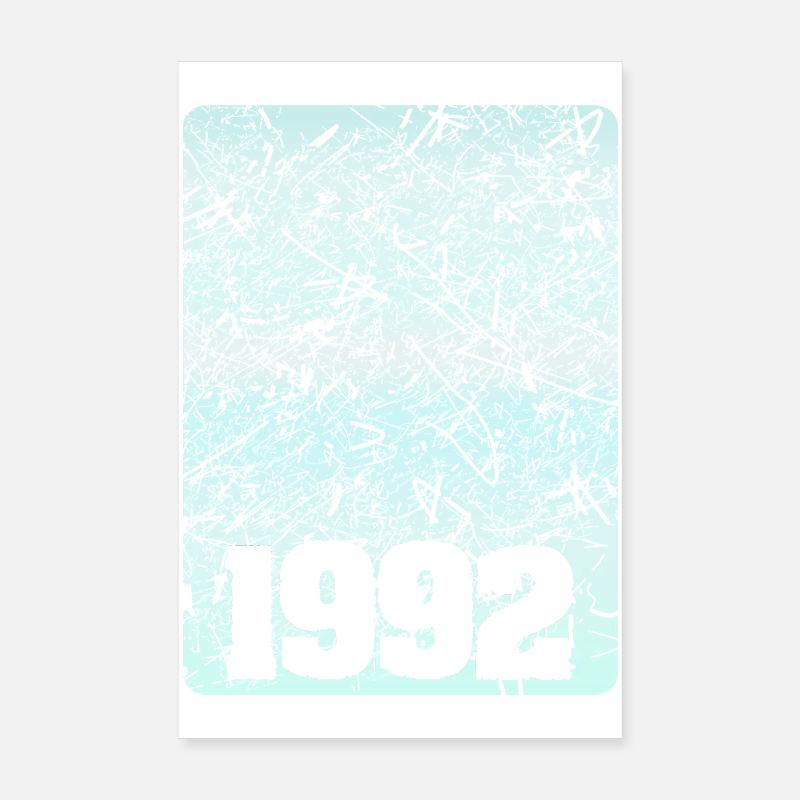 Jahr 1992 Poster 20x30 cm