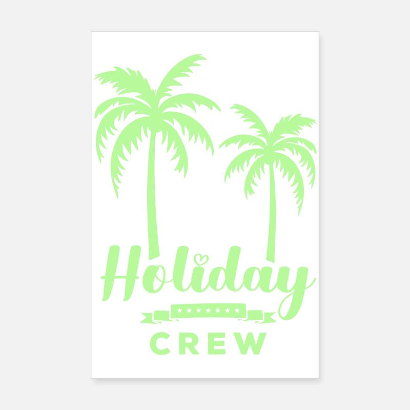 Équipe de vacances Poster 20 x 30 cm