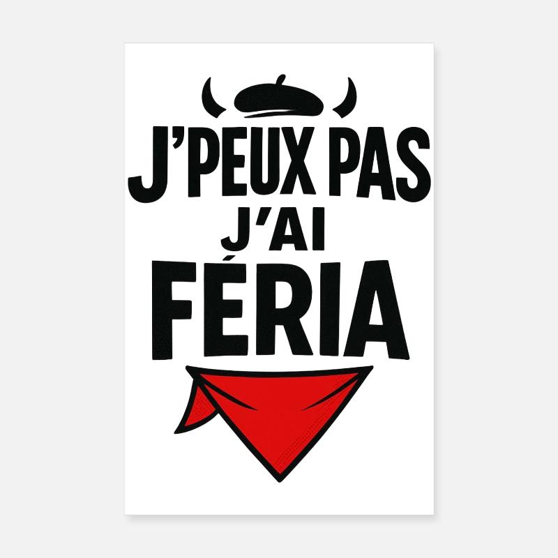 I can't I feria Poster 8" x 12" (20x30 cm)