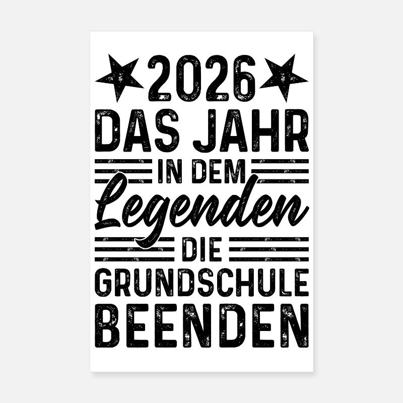 2026 Year Legends End Primary School Poster 8" x 12" (20x30 cm)