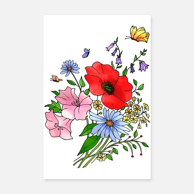 Fleur Poster 20 x 30 cm