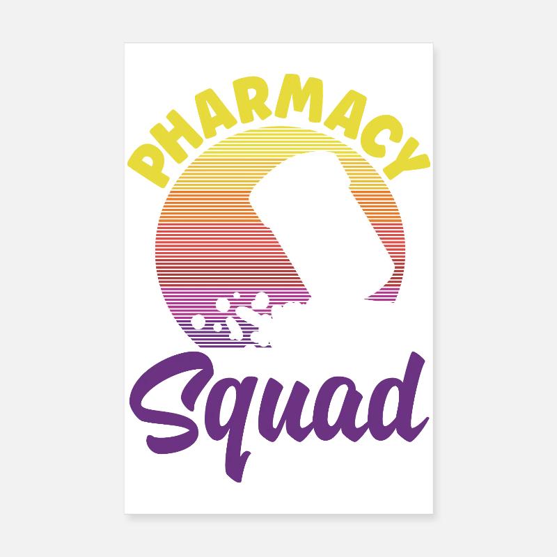 Pharmacist Pharmaceutical Technical Poster 8" x 12" (20x30 cm)