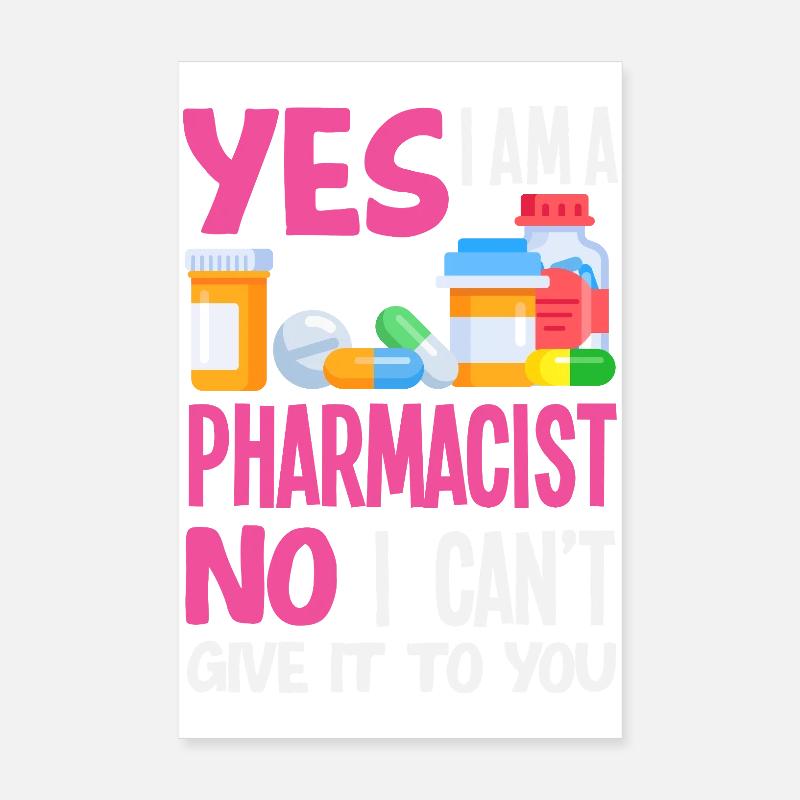 Pharmacist Pharmaceutical Technical Poster 8" x 12" (20x30 cm)
