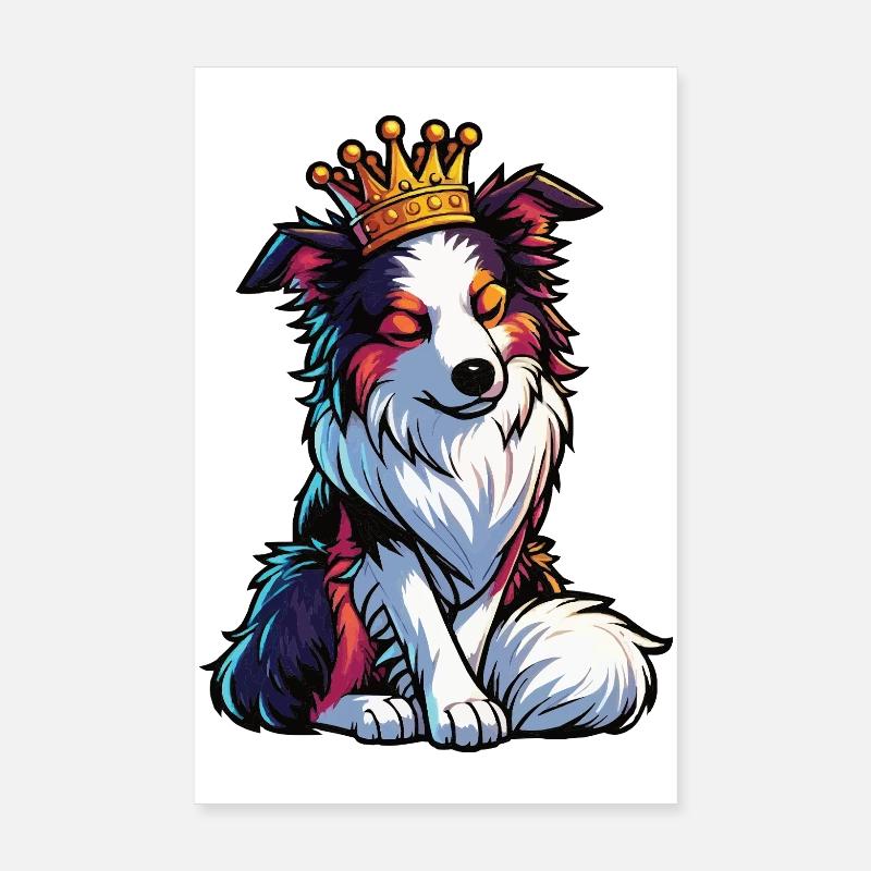 Australian Shepherd Aussie Aussie Owners Aussies Poster 8" x 12" (20x30 cm)