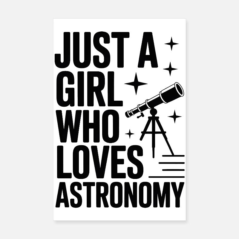 Conception de citations pour les amateurs d’astronomie Poster 20 x 30 cm