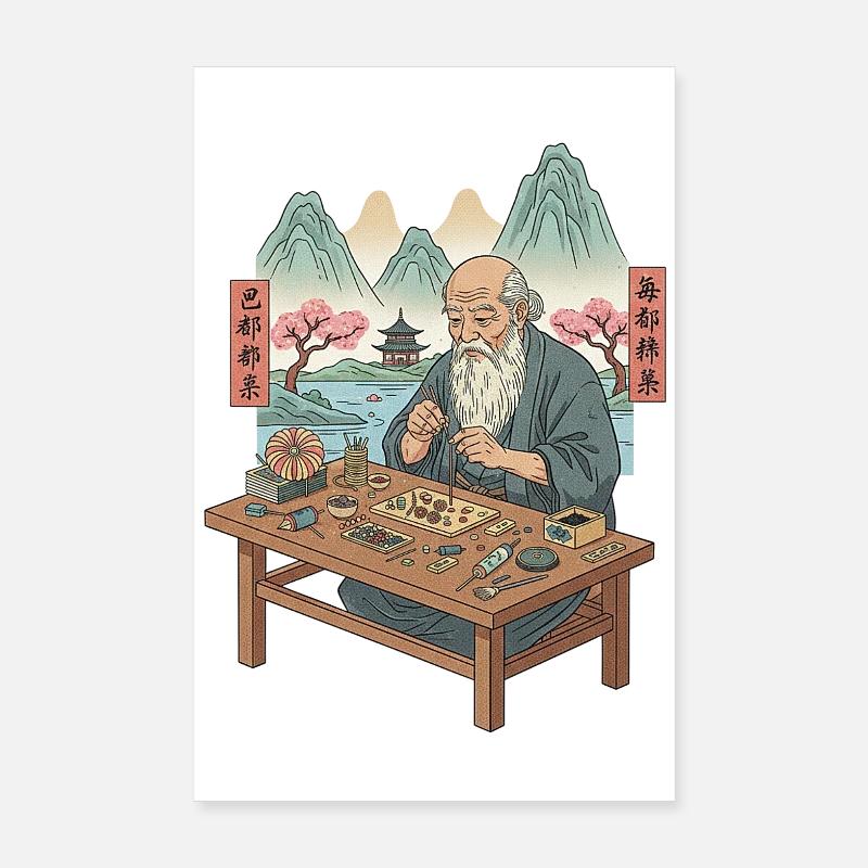 Pyro Feuerwerker Poster 20x30 cm