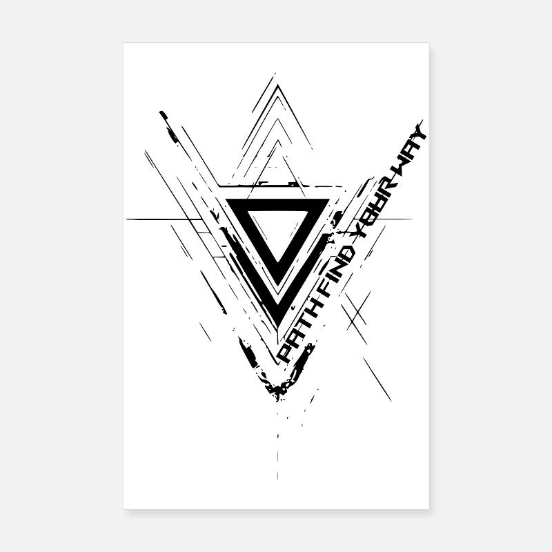 Path Find Your Way Poster 8" x 12" (20x30 cm)