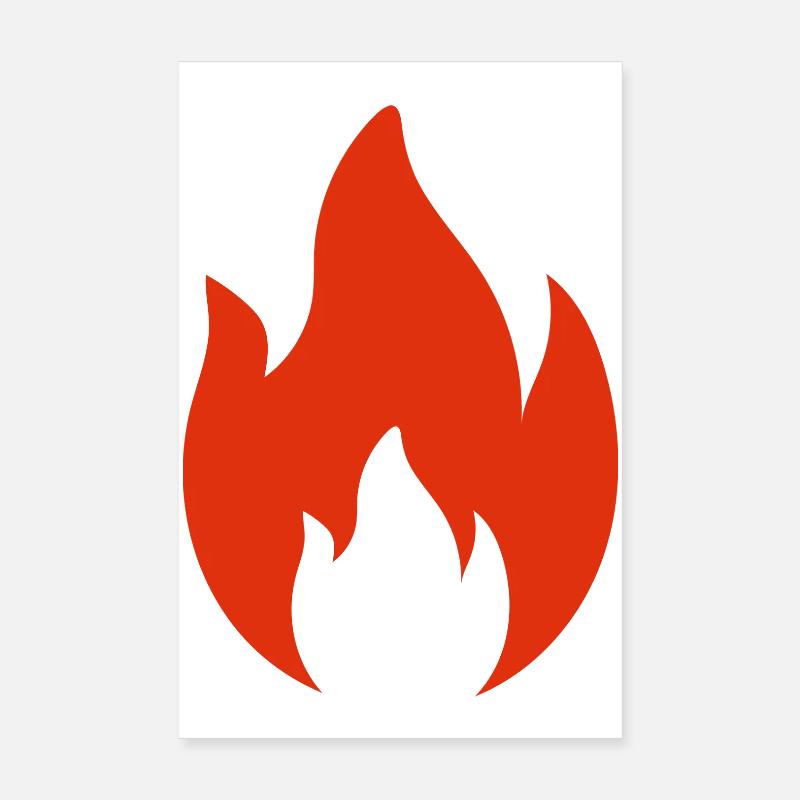 flamme Poster 20 x 30 cm