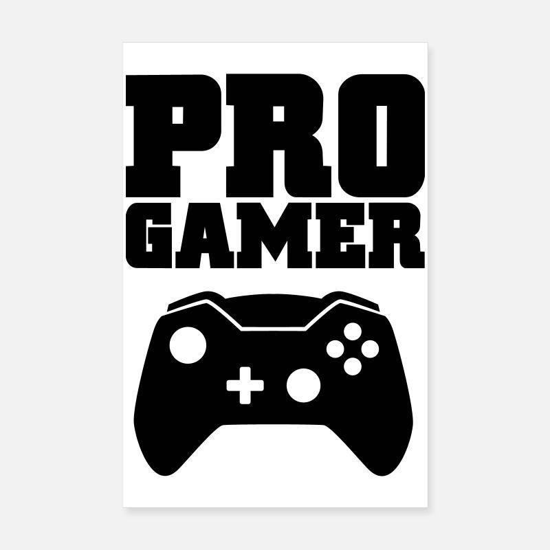 pro gamer Poster 20x30 cm