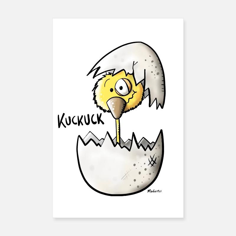 Kuckucksei Poster 20x30 cm