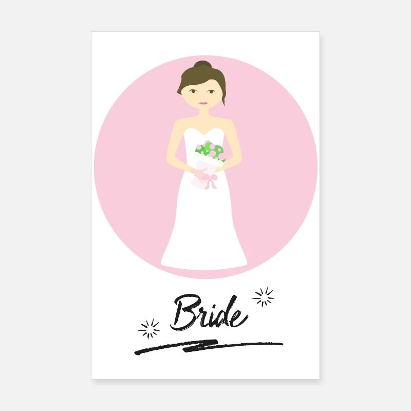 bride Poster 8" x 12" (20x30 cm)