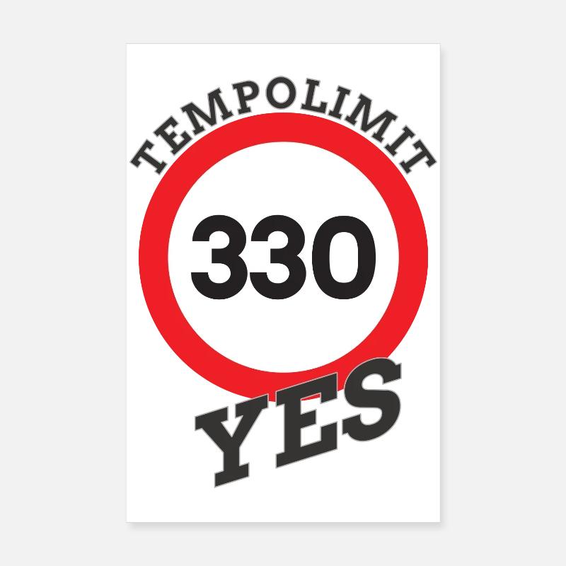 Speed limit, speed limit highway Poster 8" x 12" (20x30 cm)