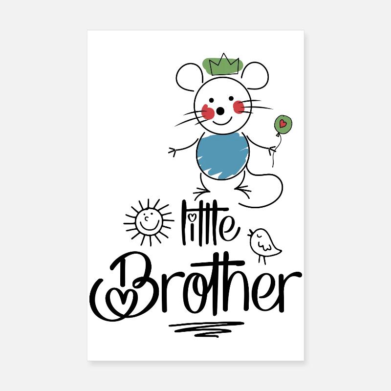 Kleiner Bruder Poster 20x30 cm