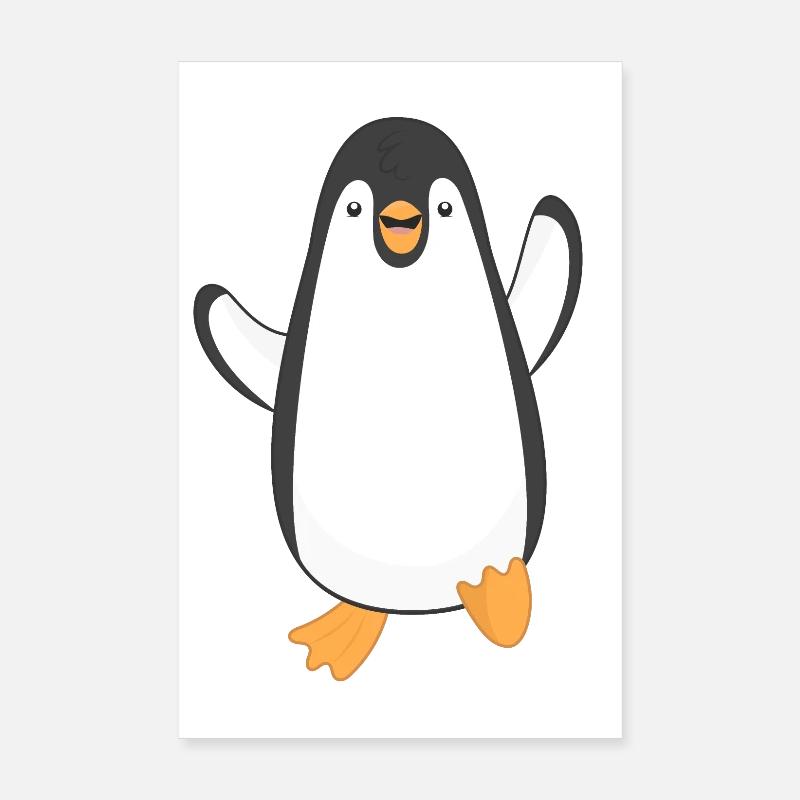Penguin Penguins Poster 8" x 12" (20x30 cm)