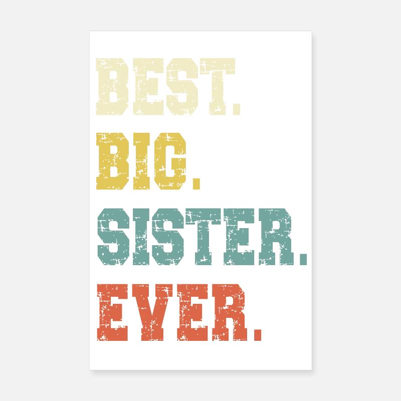 Big Sister Poster 8" x 12" (20x30 cm)