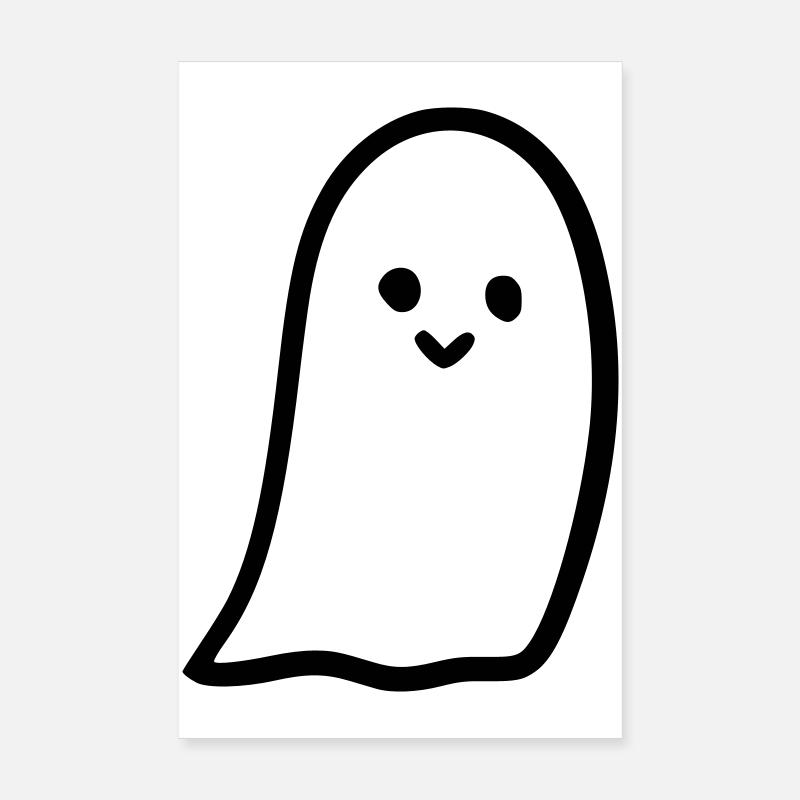 Gespenst Poster 20x30 cm