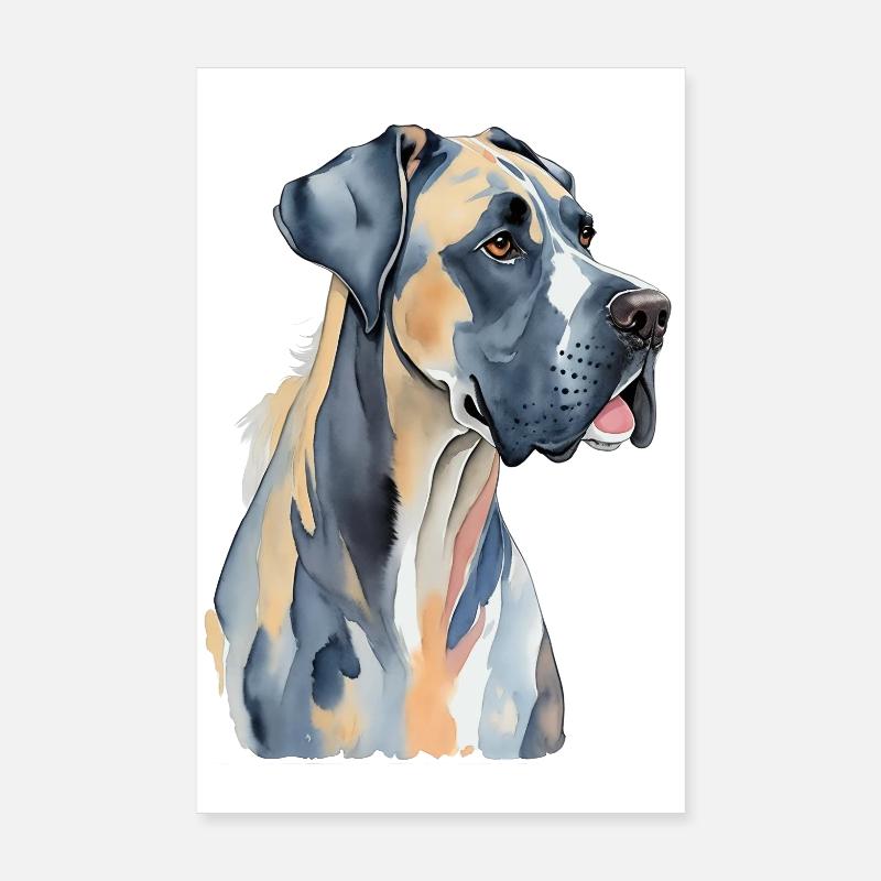 Mastiff Poster 8" x 12" (20x30 cm)